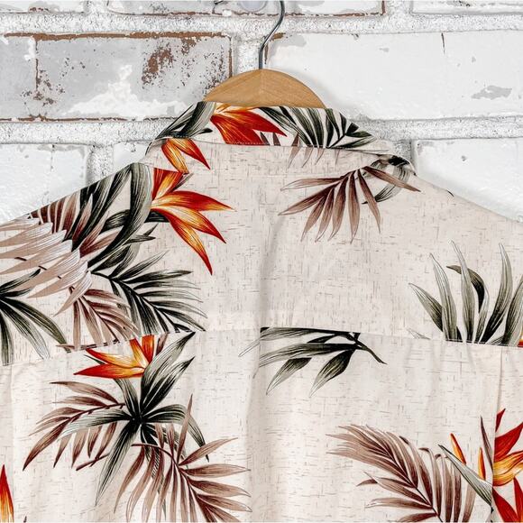Vintage 90s Campia Moda Mens Button down Cotton Hawaiian Soft Short Sleeve Shirt - Picture 6 of 7